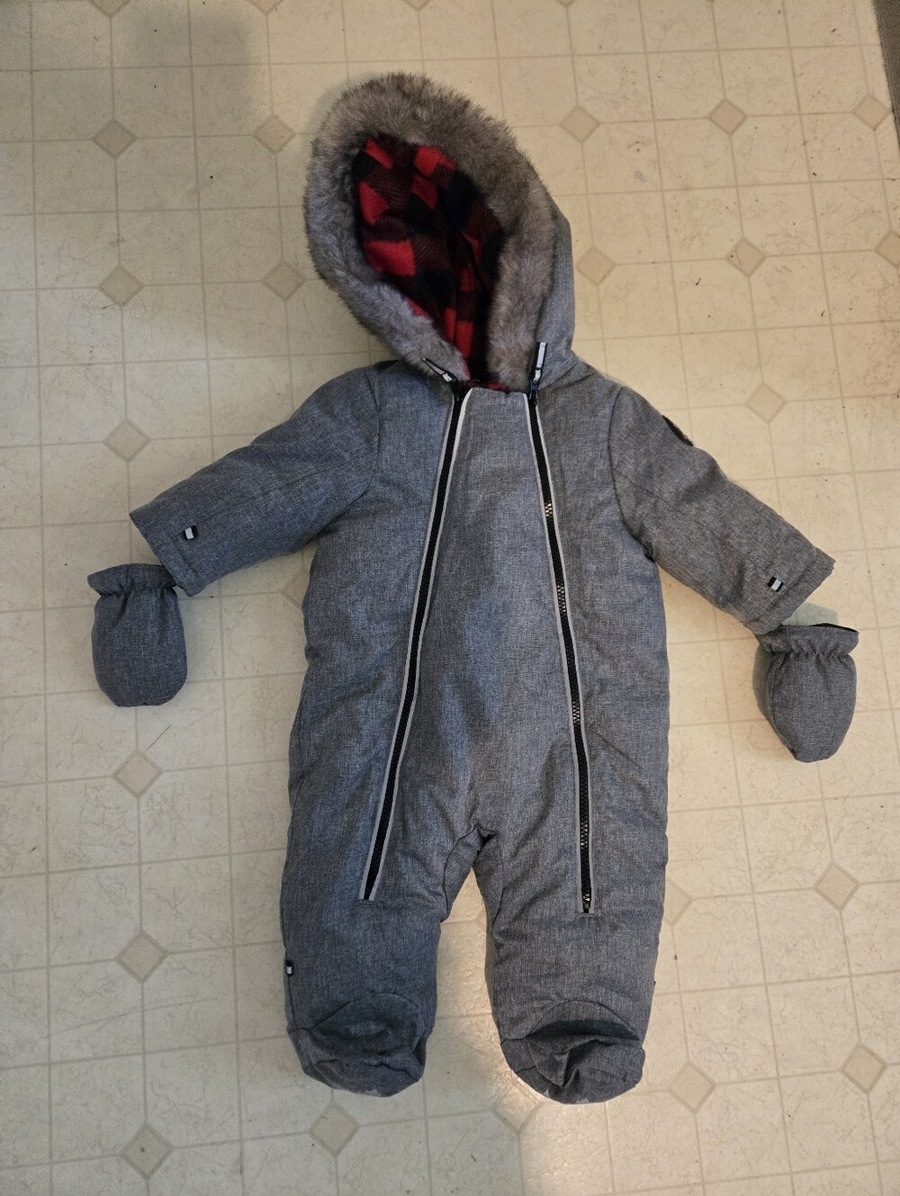 Canadiana Baby Winter Snow Suit Boy 3-6 Months Warm Jacket